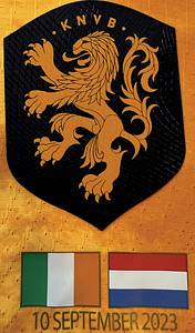 Niederlande - Trikot 2023  | Original match worn Niederlande Spielertrikot mit der Nummer 20 von Teun Koopmeiners. Getragen im EM-2024-Qualifikationsspiel gegen Irland am 18.11.2023 In Amsterdam.Trikot wurde von ihm signiert..Status AAC. - Bild 4
