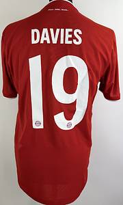 München, FC Bayern - Trikot 2020  | Original match worn FC Bayern Spielertrikot mit der Nummer 19 von Alphonso Davies. Getragen in einem Championsleague in der Saison.2020/2021 .Status ABB. - Bild 3
