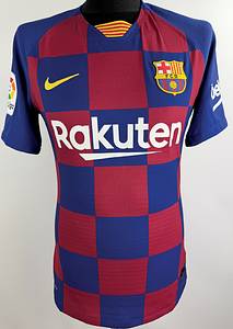 match issue football shirt fc barcelona - Original match issue FC Barcelona player shirt with the number 11. Prepared for a LaLiga match for Osmane Dembele in the 2019/2020 season. Status ABC short-sleeved shirt; size M, club crest and manufacturer's logo applied; chest sponsor, player name and number rubberized; LaLiga patch and sleeve sponsor rubberized; 100% polyester; Made in Thailand; Condition: A - Bild 2