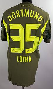 Dortmund,Borussia  - Trikot 2025  | Original match issued Borussia Dortmund Spielertrikot mit der Nummer 35 von Marcel Lotka..Vorbereitet für ein Bundesligaspiel in der Saison.2024/2025 .Status ABB. - Bild 3