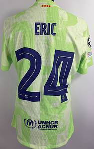 Barcelona,FC - Trikot 2024  | Original match issue FC Barcelona Spielertrikot mit der Nummer 24.Vorbereitet für ein Championsleague-Spiel für Eric Garcia, Saison 2024/2025 Status ABC. - Bild 3