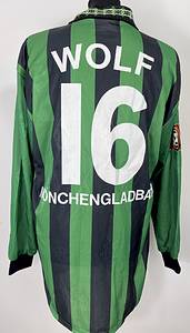 Mönchengladbach,Borussia - Trikot 1997  | Original match worn Borussia Mönchengladbach Spielertrikot mit der Nummer 16.Getragen in einem Bundesligaspiel von Dirk Wolf in der Saison 1996/1997. Status:ABA. - Bild 3