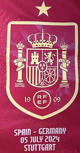 Spanien - Trikot 2024 EM  | Original match issued Spanien Spielertrikot mit der Nummer 2 von Daniel Carjaval, vorbereitet für das Europameisterschaftspiel gegen Deutschland am 05.07.2024. Status AAB. - Bild 4