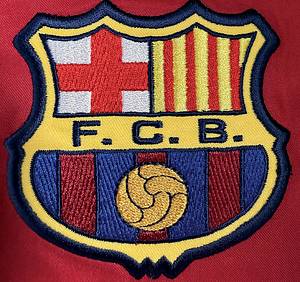 Barcelona, FC  - Trikot 2002  | Original match worn FC Barcelona Spielertrikot mit der Nummer 3 von Frank De Boer Getragen in einem Ligaspiel in der Saison 2002/2003.Trikot stammt aus der Sammlung eines ehemaligen DFB-Mitarbeiters. Status ABB. - Bild 4