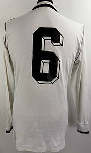 DFB  - Trikot 1980  | Original match issued DFB Spielertrikot mit der Nummer 6 von der U21 Nationalmannschaft aus 1980.Kommt aus der Sammlung von  des ehemaligen DFB-Busfahrers;  Status ABA. - Bild 3
