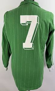 DFB - Trikot 1981  | Original match issued DFB Spielertrikot mit der Nummer 7 von der U21 Nationalmannschaft aus 1981. Kommt aus der Sammlung von  des ehemaligen DFB-Busfahrers; Status ABB. - Bild 2