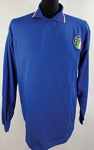 Italien - Trikot 1987  | Original match issued Italien Trikot von einem Einwechselspieler. Aus dem Spiel gegen Deutschland am 18.04.1987.Trikot wurde nach dem Spiel getauscht. Trikot stammt aus der Sammlung von deutschen Nationalspieler Matthias Herget. Status AAA. - Bild 2