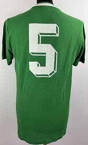 DFB - Trikot 1986 WM  | Original match issued DFB Spielertrikot der mit der Nummer 5 von Matthias Herget. Vorbereitet für das Finale der Fussball-Weltmeisterschaft 1986  Deutschland- Argentinien am 29.06.1986 in Azteca (Mexico City). Trikot stammt aus der Sammlung von des deutschen Nationalspielers Matthias Herget, der im Finale auf der Reservebank saß. Status AAA. - Bild 2