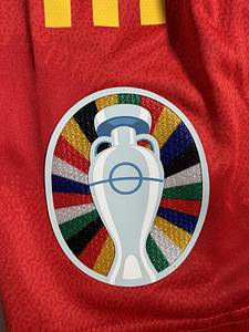  - Original match-issued Spain player shirt, number 19, belonging to Lamine Yamal, prepared for the European Championship match against Italy on June 20, 2024, in Gelsenkirchen. Status: AAB. Short-sleeve shirt; Size M; Club crest and Adidas manufacturer logo applied; Player number and name applied in rubberized print; Match details applied in rubberized print; "European Champions" patch applied in flock print; Foundation patch applied in flock print; 100% Polyester; Made in Cambodia. Condition: A - Bild 3