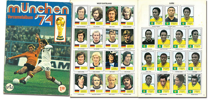 Sammelbilder-Vanderhout74  | München '74. Verzammelalbum.