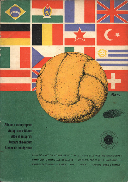 Autogramm-Album  | Autogramm-Album Fussball-Weltmeisterschaft 1954.