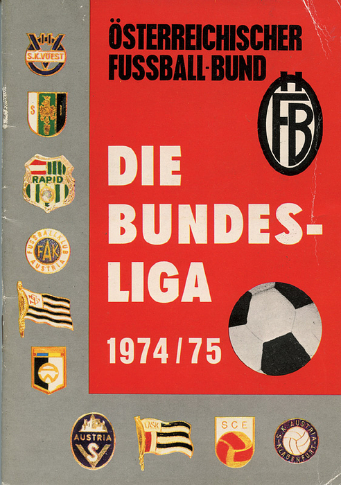 Langisch, Karl | Die Bundes-Liga 1974/75. Hrg. V. Österr. Fußball-Bund.