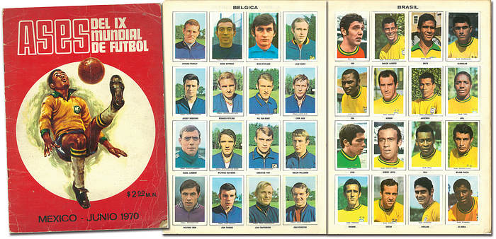 Sammelbilder-Ases 70  | Del IX Mundial de Futbol Mexico Junio 1970. (Mexikanische Ausgabe)