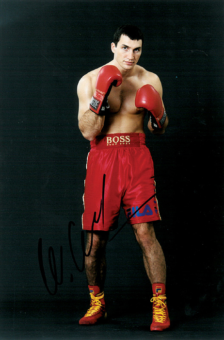 Heavyweight Boxing Wladimir Klitschko Olympic1996 - Autograph Heavyweight Boxing World Champion Wladimir Klitschko + Olympic1996 Goldmedalist. Foto, 30x20 Condition: A
