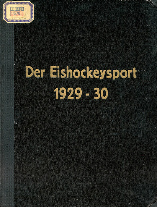 Sorry, no english description is available. ...  - 74 Seiten, 22x28 cm, HLeinen, ÖEHV, Wien 1929/30. Condition: C.....Offizielle Mitteilungen 1 bis 21 (fehlt: Nr.11) und Tätigkeitsbericht der Verbandsleitung zur Eishockey-Saison November 1929 bis März 1930 in Österreich. Rarität!!!