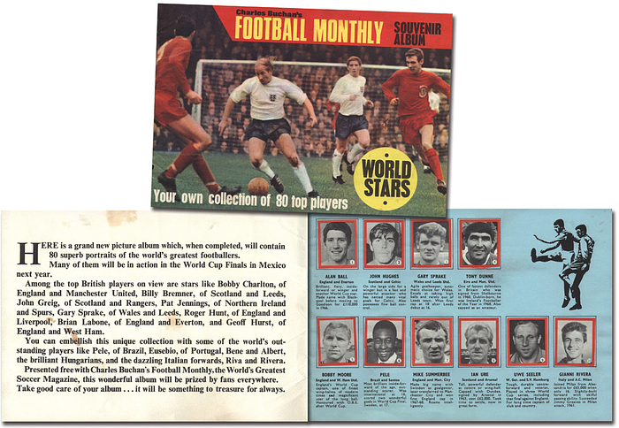 Sammelbilder-Football Monthly  | Charles Buchan´s Football Monthly Souveniralbum: World Stars.