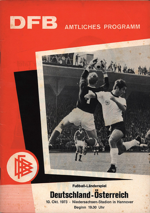 Programm LS1973  | Deutschland - Österreich.10.10.1973 in Hannover.