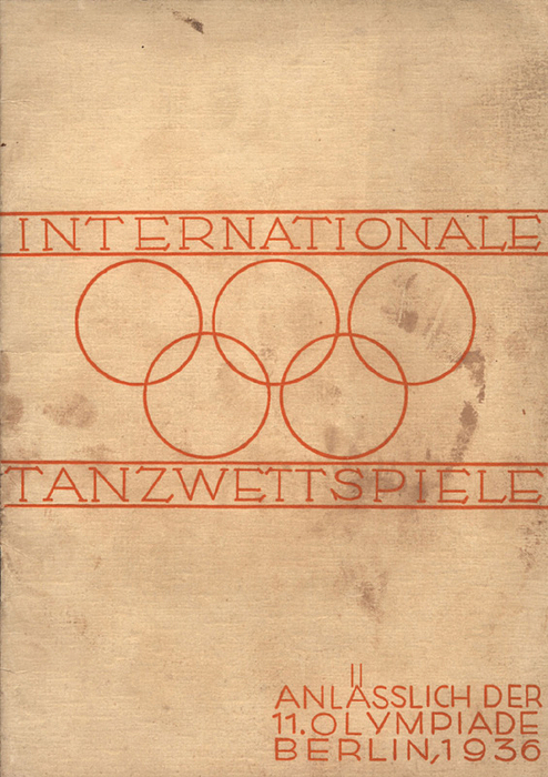 Internationale  | Internationale Tanzwettspiele anlässlich der 11.Olympiade Berlin, 1936. Die Künstler und ihre Tänze.