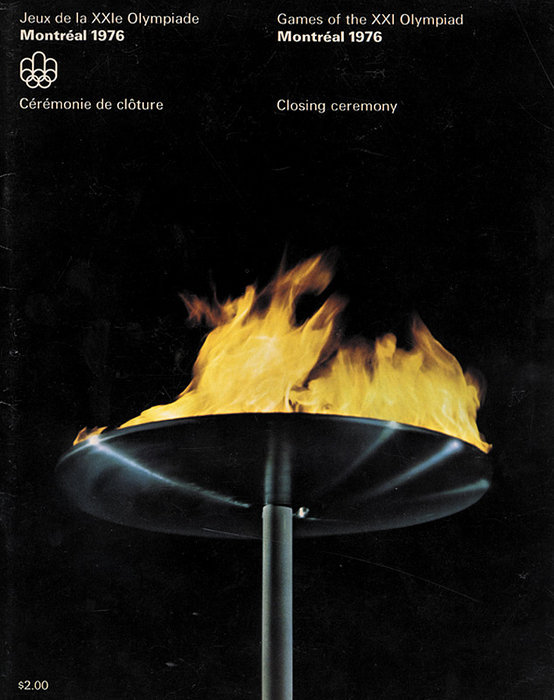 Programm OSS1976  | Games of the XXI Olympiad Montréal 1976. Closing ceremony.