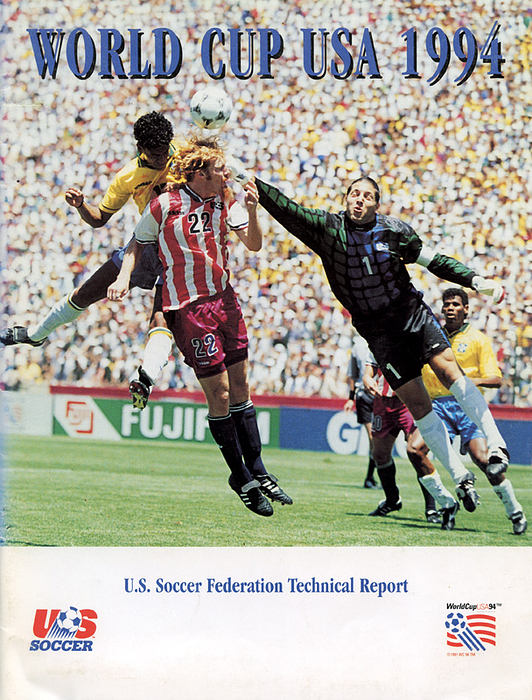  - Technical Report USSF World Cup 1994 Size 21,5x28 cm, 26 colour photos, 56 pages, softcover. Condition: C