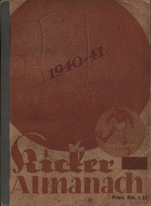 Kicker-Almanach 1940/41  | Kicker Fußball Almanach 1940/41.