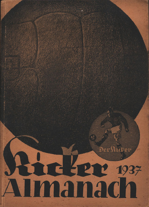  - German Football Yearbook 1937 from Kicker. Size 10x14cm, 95 pages. Second extended issue.  (GERMAN). Condition: C+