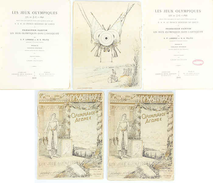 Coubertin,Philemon, Politis,Anninos | LES JEUX OLYMPIQUES 776 av. J.-C. -. 1896 - DEUXIÈME PARTIE - LES JEUX OLYMPIQUES DE 1896 (Official Report).