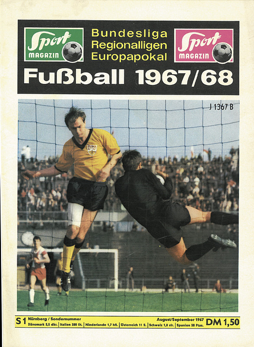Sondernummer 67  | Fußball 67/68. Bundesliga. Regionalliga. Europapokal. Hrsg. vom Sport-Magazin.