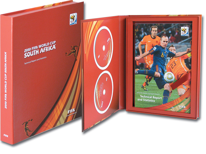 2010 FIFA World Cup  | Technical Report and Statistics. 2010 FIFA World Cup South Africa mit zwei DVD in original Kassette (26x32x4 cm).