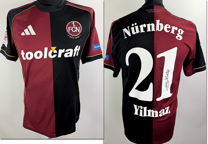 Sorry, no english description is available. ...  -  Condition: A.....Trikot kurzarm; Größe M; Vereinsemblem, Herstellerlogo Adidas eingestickt; Sponsor, Vereinsname, Spielernummer und Spielername aufgummiert; Bundesliga-Patch,  Sponsor-Patch aufgummiert; 100% Polyester; Made in Cambodia