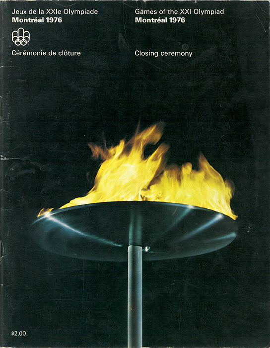 Programm OSS1976  | Games of the XXI Olympiad Montréal 1976. Closing ceremony.