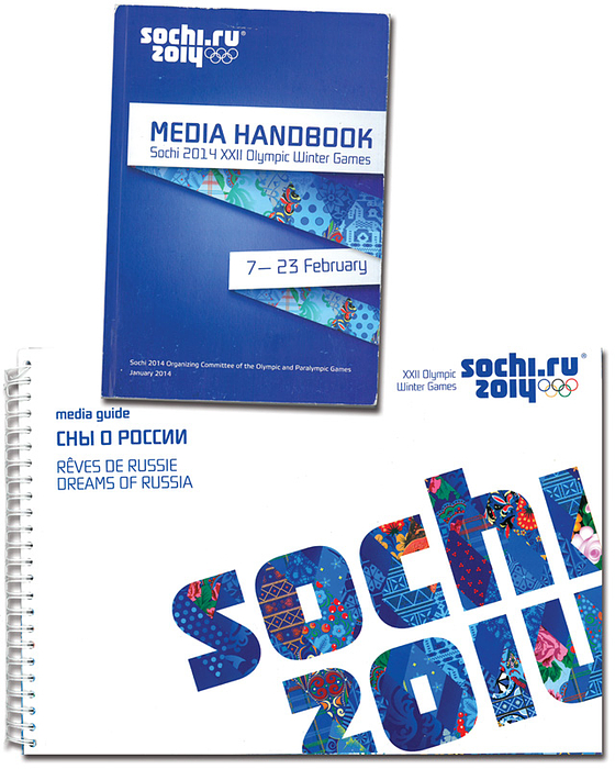 Media Guide OSW2014  | Offizieller Media Guide und Media handbook für die Olympischen Winterspiele Sochi 2014