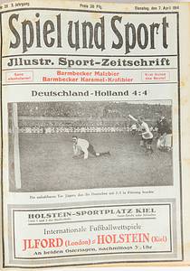 Spiel und Sport 1914  | Spiel und Sport 3.Jahrgang 1914 No. 1 (12.Januar 1914) bis Nr. 83 (29.12.1914). Illustriert Sport-Zeitschrift. Amtliches Organ des Norddeutschen Fußballverbande. Kompletter Jahrgang. - Bild 3