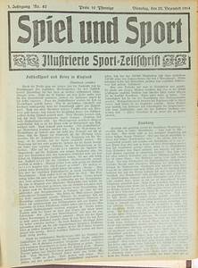 Sorry, no english description is available. ...  - 1138 Seiten mit ca. 600 S/W-Fotos. 31x22 cm. Hamburg, Cordua & Meis 1914 Condition: C.....Absolut seltene Sportzeitung! Zeitung dokumentiert das Spielgeschechen im Fußball der höheren Ligen in Norddeutschland. Erschien 2x wöchentlich es gab ein dünere Ausgabe für 10 Pfenning und eine ausführliche zu 20 Pfenning. Ab Beginn des 1.Weltkrieges im August 1914 erschien diese Zeitung nur noch einmal wöchentlich. Die Kriegsausgaben haben auch keine Fotos.  --Gebunden. Einband gelockert, Rücken lose - Bild 5