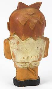 Maskottchen WM 1966  | World Cup „Willie“. Farbige Kunststofffigur. Offizielles WM-Maskottchen der Weltmeisterschaft 1966 in England. 16x9,5 cm. - Bild 2