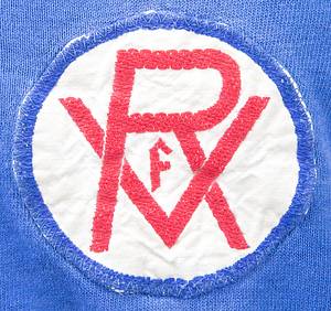 Mannheim, VfR - Trikot 1950s  | Original match worn Spielertrikot vom VfR Mannheim ohne Rückennummer. Getragen bei Spielen für den VfR Mannheim in der Oberliga in den 1950er Jahren. Status:ACA. - Bild 2