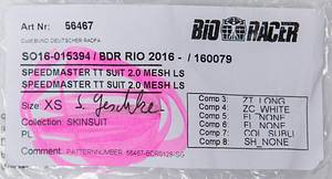 Radsporttrikot - 2016 Olympia Geschke  | Original Radrennanzug der deutschen Olympiamannschaft 2016 von Simon Geschke (GER) für die Olympischen Spiele Rio 2016. Ungetragen mit orignal Verpackung. Reisverschluss, Popolsterung. Größe "XS". - Bild 3