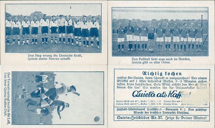 Sorry, no english description is available. ...  -  Condition: A-.....Die Serie "Quieta-Zeitbilder" umfaßt insgesamt 48 Sammelbilder, die alle das Thema Sport behandeln. Bilder mit kleinen Kleberresten auf der Rückseite. Selten!