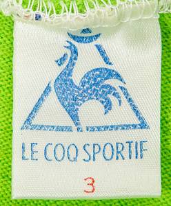 Radsporttrikot - 1971 Schär  | Original Radrenntrikot von Roland Schär (SUI). Punkte - Trikot getragen von Schär 1971 bei der Tour de l´Avenir. Hersteller "Le Coq Sportif". Mit aufgesticktem Le Coq - Logo. Aufgenähtes, besticktes Werbebanner "Merlin plage". Rückeitig aufgenähte Taschen. - Bild 3