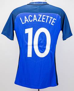 Frankreich - Trikot 2017  | Original match worn / issued Spielertrikot von Frankreich mit der Rückennummer 10. Getragen von Alexandre Lacazette am 14.11.2017 im Freundschaftsspiel gegen Deutschland (2:2). Status:AAB. - Bild 2