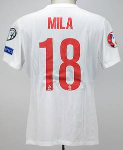 Polen - Trikot 2014  | Original match worn / issued Spielertrikot von Polen mit der Rückennummer 18. Getragen von Mila (wurde in der 77. Minute eingewechselt) am 11.10.2014 in UEFA Euro 2016 Qualispiel gegen Deutschland (0:2). Status:AAB. - Bild 2