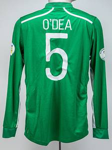 Irland - Trikot 2012  | Original match orn / issued Spielertrikot von Irland mit der Rückennummer 5. Getragen von O´Dea am 12.10.2012 im WM Qualifikationsspiel gegen Deutschland. Irland - Deutschland 1:6. Status:AAB. - Bild 2