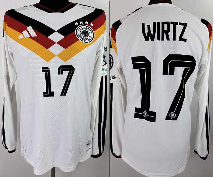DFB  - Trikot 2026  | Original match Worn / issued DFB Spielertrikot mit der Nummer 6 von Florian Wirtz. Vorbereitet für das WM-2026 Qualifikationsspiel gegen die Slowakei am 17.11.2025 in Leipzig.Trikot stammt aus der Sammlung eines ehemaligen DFB-Mitarbeiters. Status: AAB