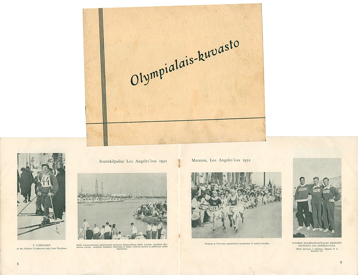 Erinnerungsheft OSS1932  | Olympialais - kuvasto (Olympische Bilder 1932)
