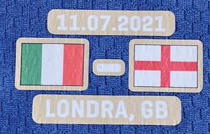  - Original match-issued Italy player jersey with the number 14. Prepared for Federico Chiesa for the final of the 2021 European Championship, Italy vs. England on 11 July 2021 in London. Status: AAB Short-sleeved jersey; size L; association emblem, Puma manufacturer logo applied; player number and name rubberized; rubberized match print, European Championship patch flocked; Respect patch flocked; 100% polyester; Made in Vietnam. Condition: A - Bild 7