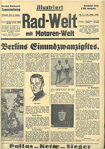 Illustrierte Radwelt mit Motorenwelt 1929-1932  | Illustrierte Radwelt mit Motorenwelt 1929-1932. Offizielles Organ des Vereins Deutscher Radrennbahnen, des Industrie-Ring für Berufs-Straßen-Radrennsport (Ibus) der Vereinigung Dt.Radsportverbände, der dt.Rennfahrervereinigung. Publikationsorgan der Vereinigung Deutscher Motorrad-Rennfahrer. - Bild 2