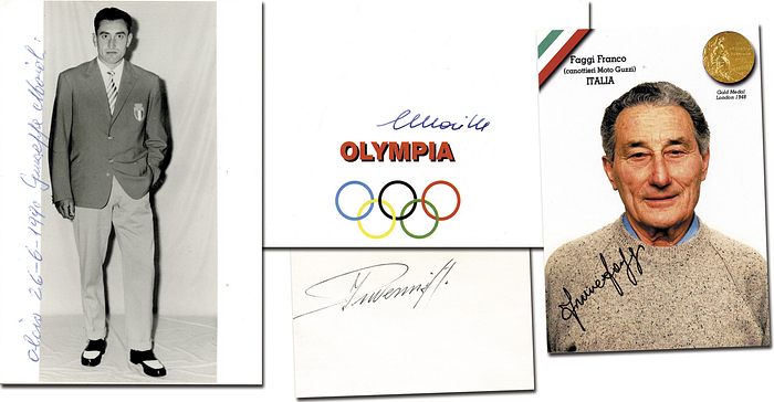 Sorry, no english description is available. ... Olympic Games 1948 Autograph rowing Italia -  Condition: A.....