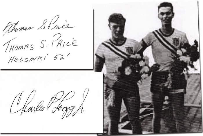 Olympic Games 1952 Autograph Rowing USA
