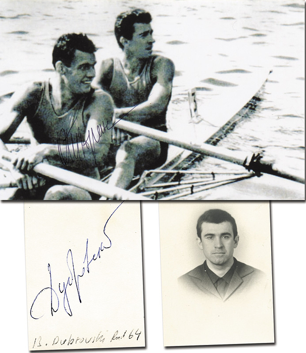 Olympic Games 1964 Autograph rowing USSR