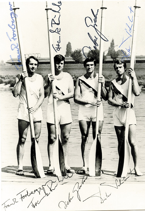 Olympic Games 1968 rowing Autograph GDR